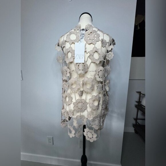 ZARA Crochet Top – XS/S – Oversized Fit – NWT - Picture 2 of 9